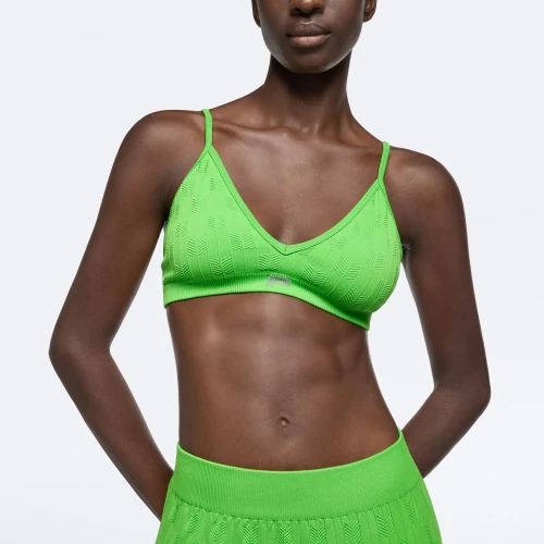 Sujetador deportivo Allure Green Ropa Prozis