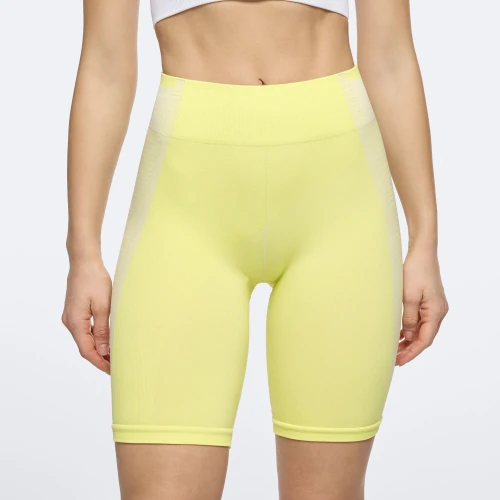 Trekky Regular Waist Cycling Shorts Yellow Clothing Prozis