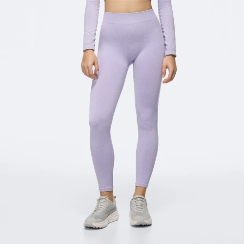 Alpine Regular Waist Leggings Purple Melange Clothing Prozis