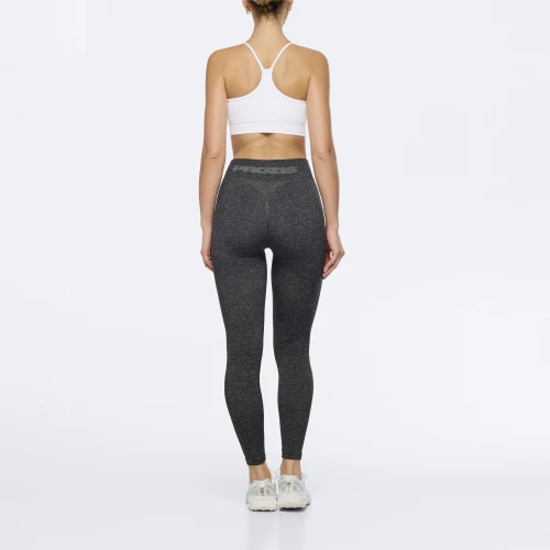 Peach Perfect Regular Waist Leggings Dark Gray Melange Clothing Prozis