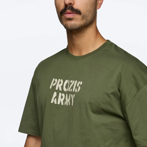 Camiseta oversized Army Military Green Ropa Prozis
