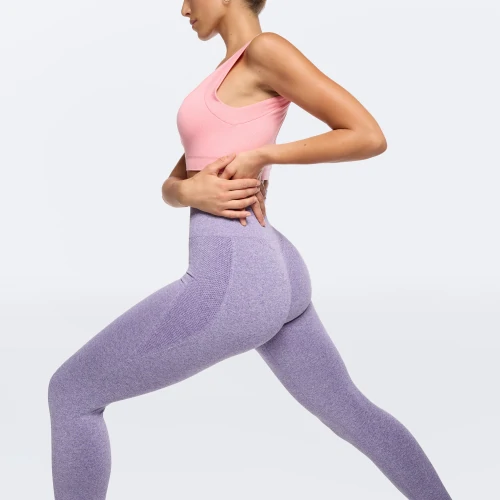 Peach Perfect High Waist Leggings Violet Melange Clothing Prozis