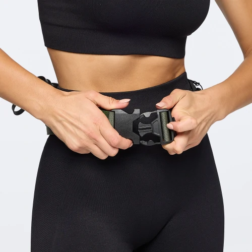 Ceinture de Running Fusion Green Black Salle de Sport a la Maison Prozis