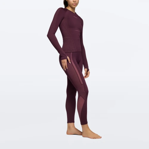 Maglia termica bordeaux hot sale