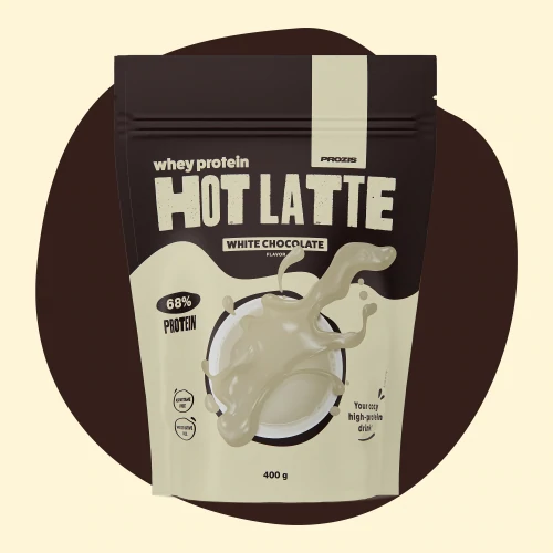 Hot Latte with Whey Protein 400g - White Chocolate (3)