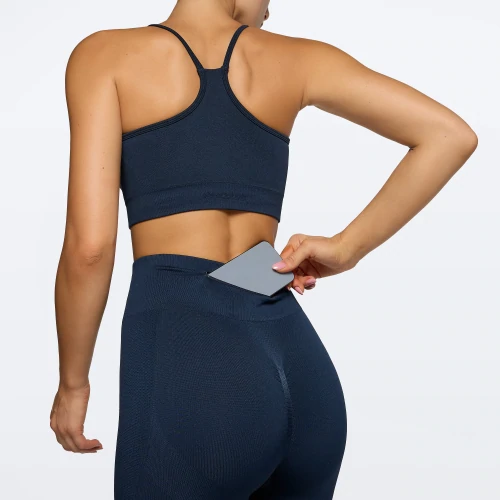 Mallas Deporte Mujer Leggings Cortos Mujer 3/4 Algodón Elástico