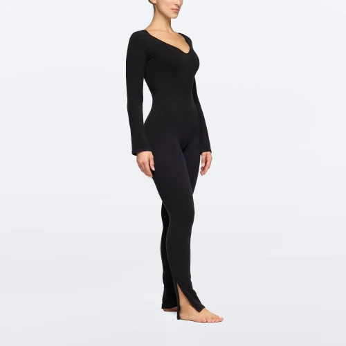 Black cotton playsuit discount