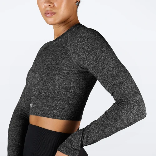 Crop top maniche lunghe online