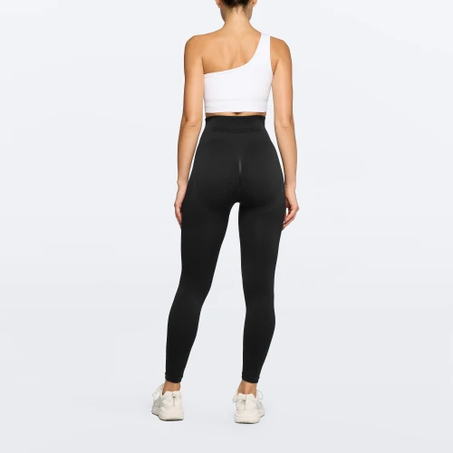 Melange black leggings new arrivals