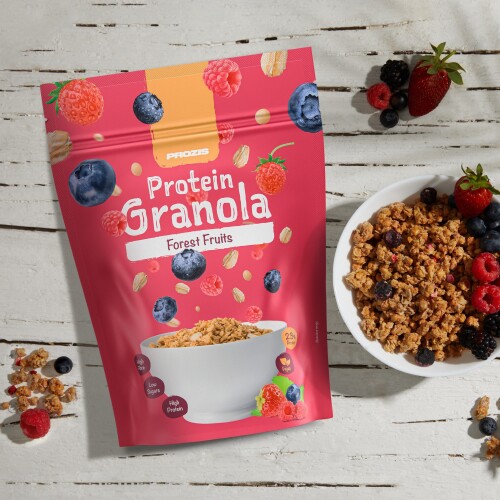 Protein Granola - Fruits des Bois 250g - Modes de Vie/Besoins Diététiques | Prozis