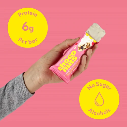 ChocoNuts - Cashew & Raspberry - White Choco 10 ct (4)