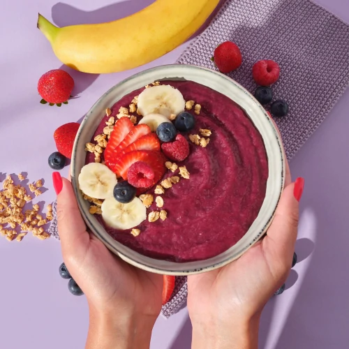 Protein Smoothie Bowl - Acai & Blueberry (5)