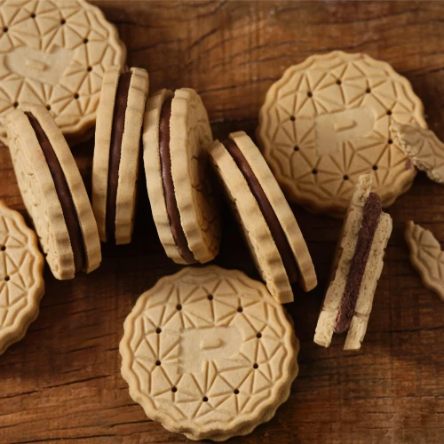 Double Creamy Protein Cookies 12 ct (Pack of 4) - Chocolate & Hazelnut Cream (9)