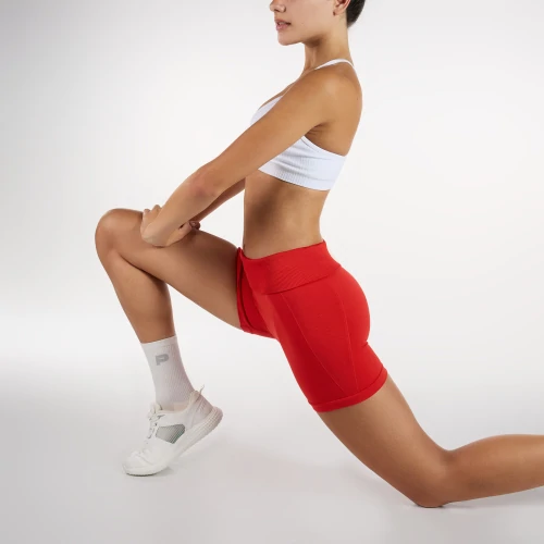 Contour Mittellange Shorts mit hoher Taille (4)