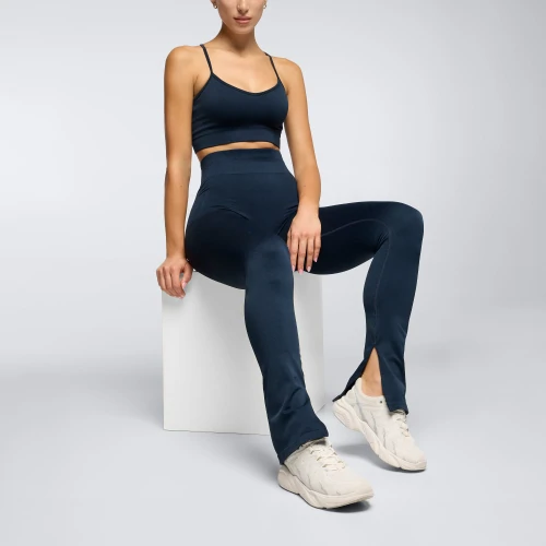 Pantalon Évasé Taille Normale Peach Perfect (4)