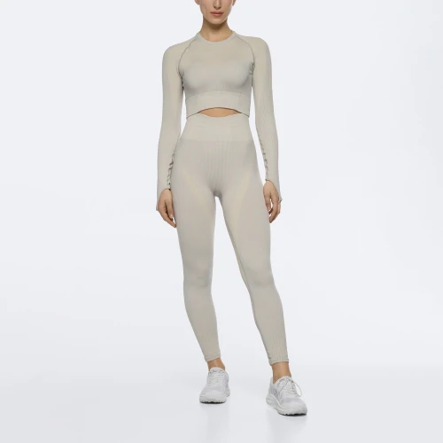 Power Peach Girls LS Crop Top (5)