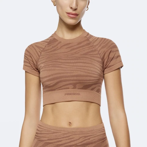 Workout Zebra Crop T-Shirt (3)