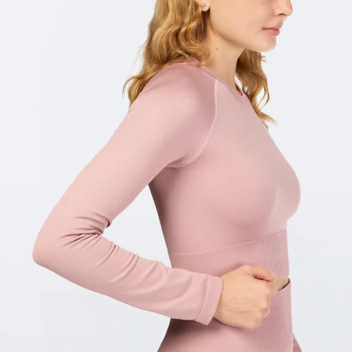 Crop Top à Manches Longues Alpine (2)