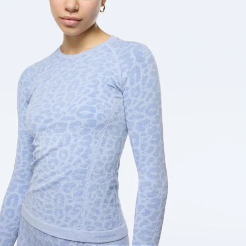 Maillot de Corps à Manches Longues Workout Cheetah (2)