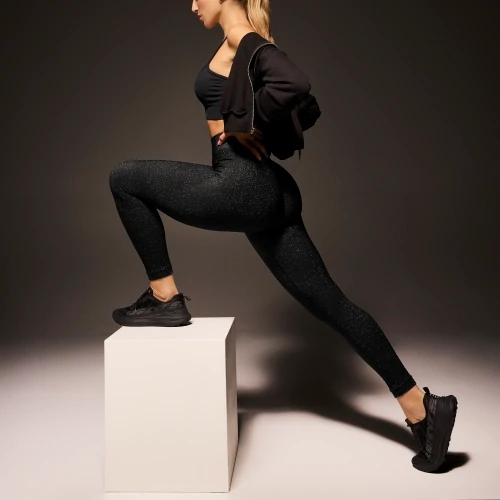 Legging Taille Normale Peach Perfect FX Glitter (4)