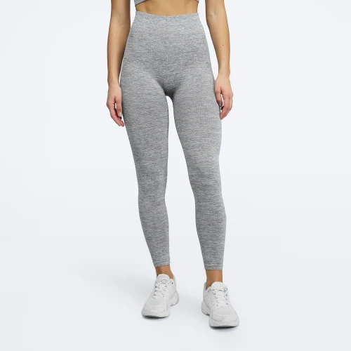 Alpine Medium Waist Leggings Light Gray Melange