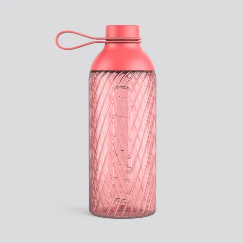Spiral Shaker Bottle - Pink (2)