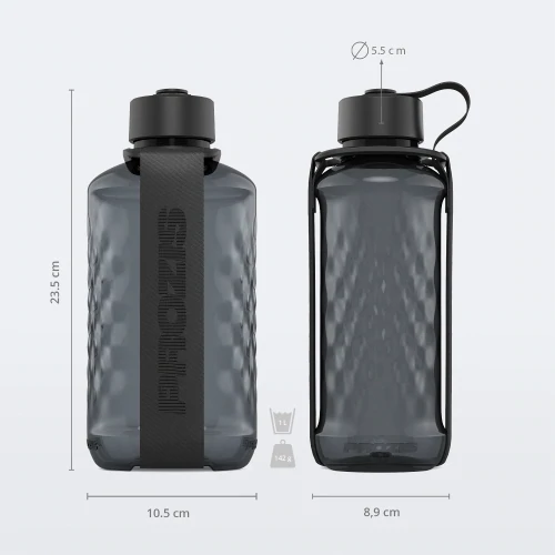Hydra Bottle - 1.0L Crystal Black / Black (4)