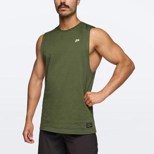 Jeep Life Rocker Tank Top For Women | Military Green Triblend Sleeveless Shirt