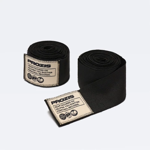 KO Boxbandagen 3,5 m x 2 - Schwarz (3)