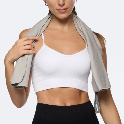 Workout Microfiber Towel - Gray (5)