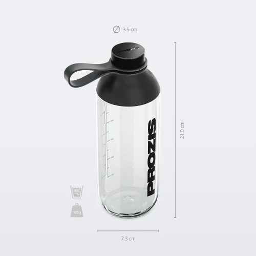 Fusion Shaker Bottle - Crystal / Black (2)