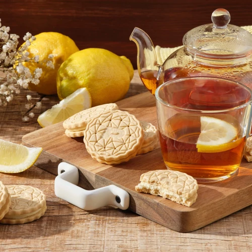 Double Creamy Protein Cookies (2 packs of 4) - Lemon Pie Cream (5)