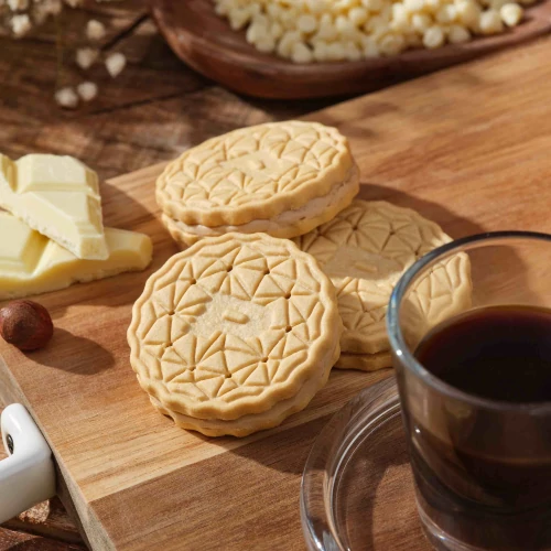 Double Creamy Protein Cookies (12 packs of 4) - White Chocolate & Hazelnut Cream (5)