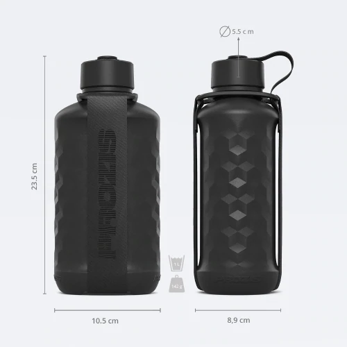 Hydra Bottle - 1.0L Black/Black (4)