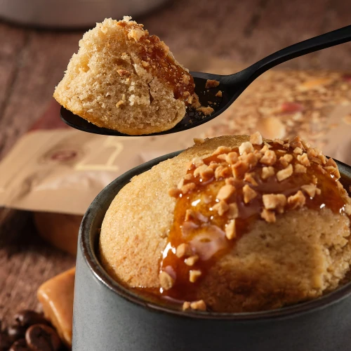 Pre-workout Protein Mug Cake - Coffee & Caramel 400g (5)
