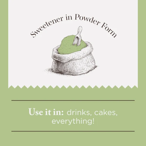 Erythritol and Stevia Sweetener - Powdered Formula - 200 g (4)