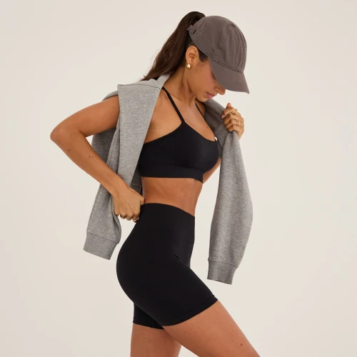 Athleisure Shorts mit mittelhohem Bund (4)