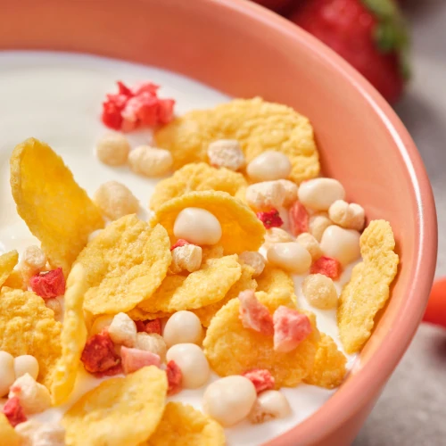 Proteinreiche Cornflakes - Erdbeere und weiße Schokolade 175 g (5)