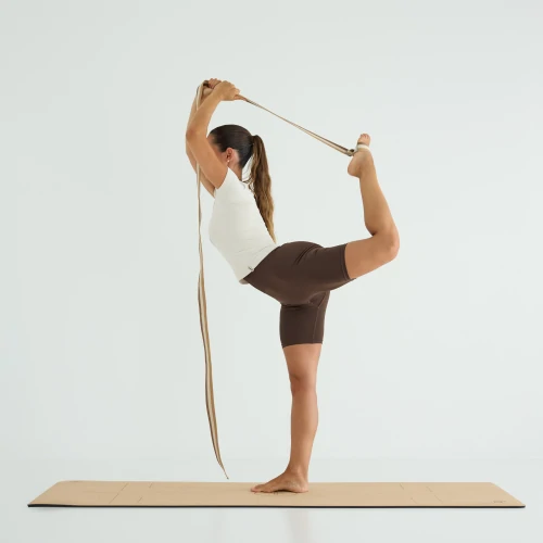 Cinghia Stretching UPFIT Per Yoga E Pilates 180 Cm | Cinghia In Cotone Con Fibbie Metalliche Per Allungamenti E Flessibilità | Accessorio Fitness Per Principianti E Esperti