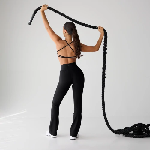 Essence Schlaghose mit hohem Bund (4)