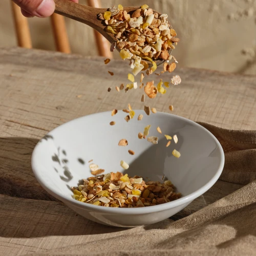 Protein-Müsli 400 g Erdnüsse und weiße Schokolade (5)