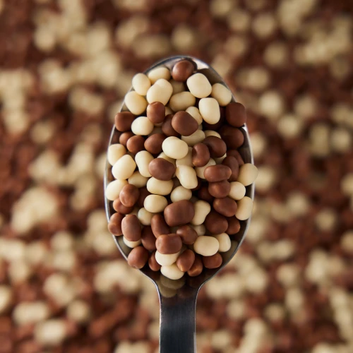 Protein Puffies - Chocolate Duo - White & Milk Chocolate Coating 5 oz (2)