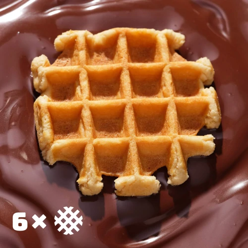 Waffle proteici (6 pz.) - Cioccolato (10)