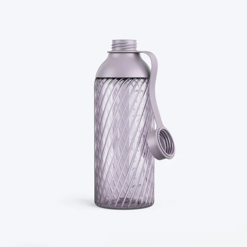 Spiral Shaker Bottle - Soft Lilac (2)