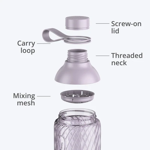 Spiral Shaker Bottle - Soft Lilac (3)