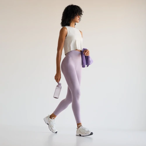 Spiral Shaker Bottle - Soft Lilac (4)