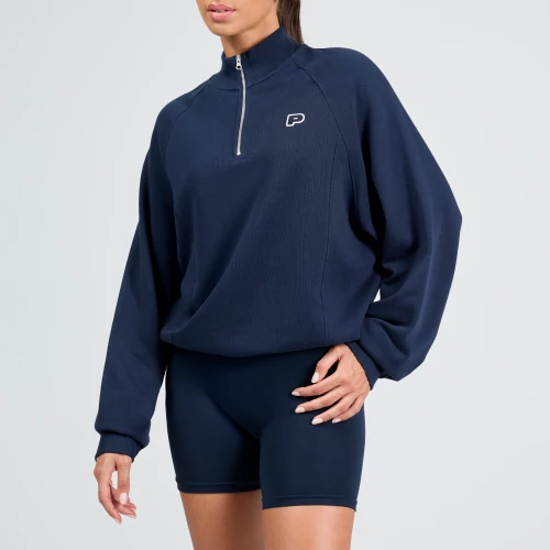 Felpa con Mezza Zip Athleisure P (2)
