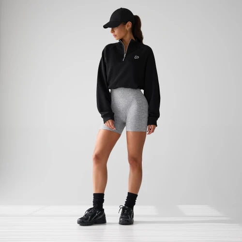 Athleisure P Sweatshirt mit Halbreißverschluss (4)