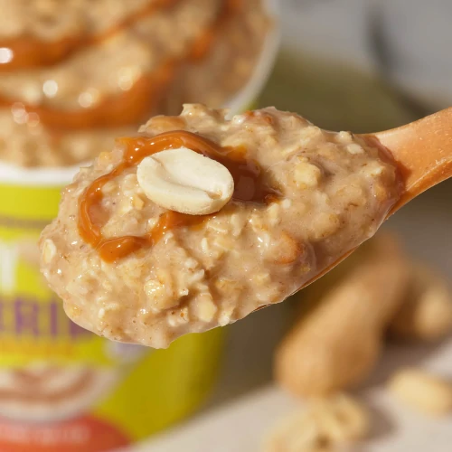 Oats-on-the-go Whey Porridge 60g Peanut Butter (2)