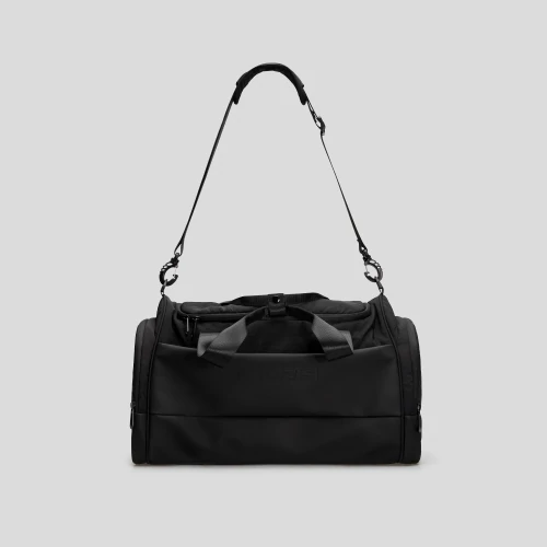 Mini Borsa Da Palestra Donna Chic Sports Tote - Impermeabile, Leggera Con Doppia Cerniera, Multitasche E Tracolla Regolabile - Nero